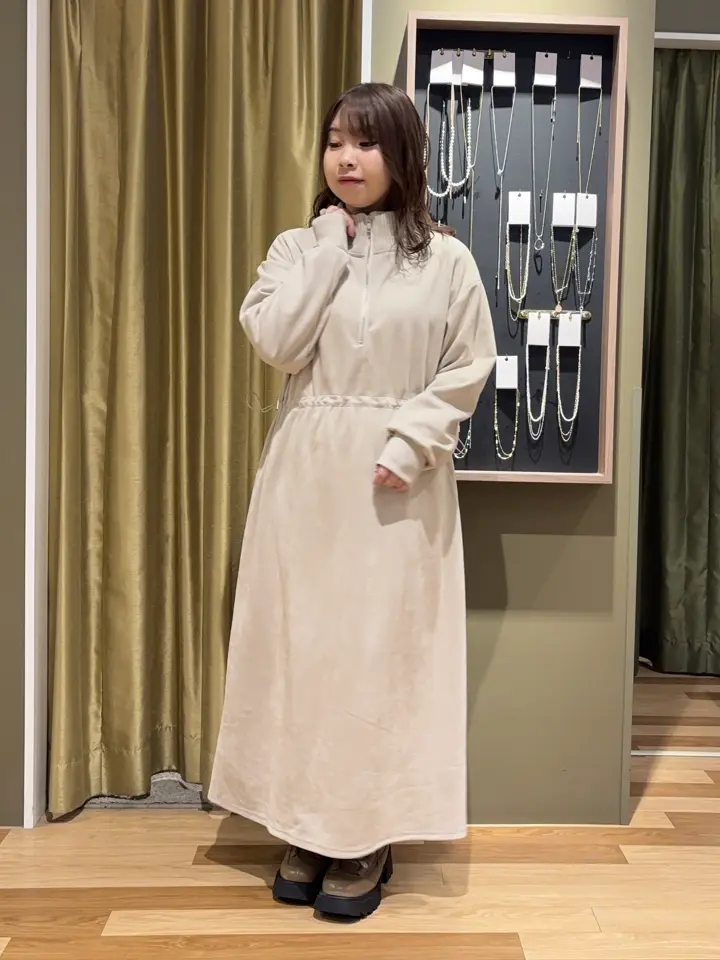 ELENCARE DUE スエードポンチワンピース/Green Parks（グリーン