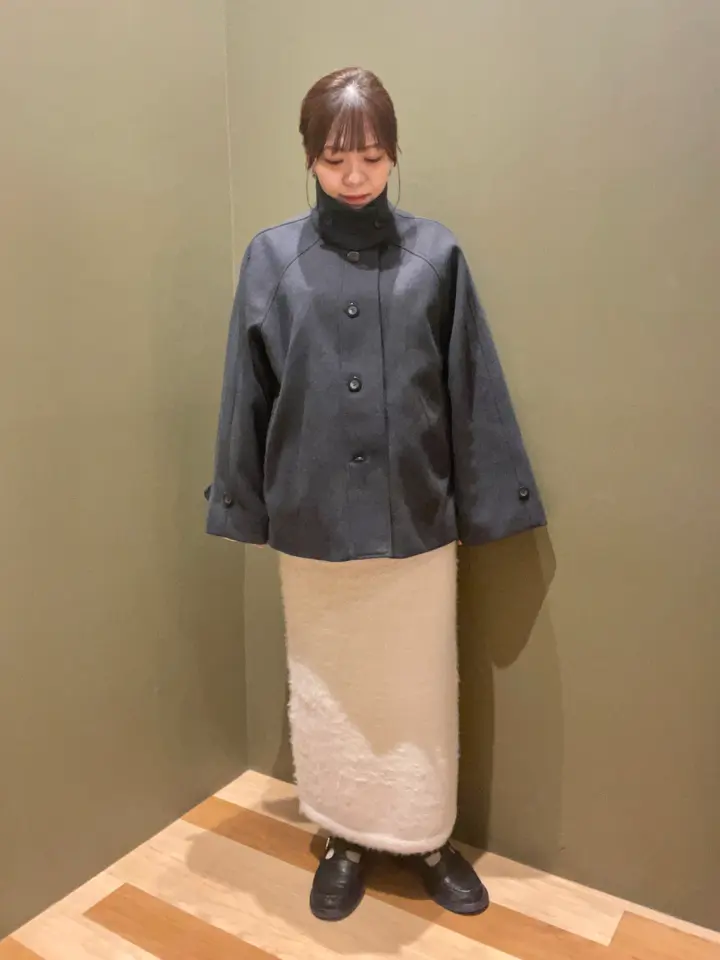スタンドカラーメルトンショートコート/CRAFT STANDARD BOUTIQUE