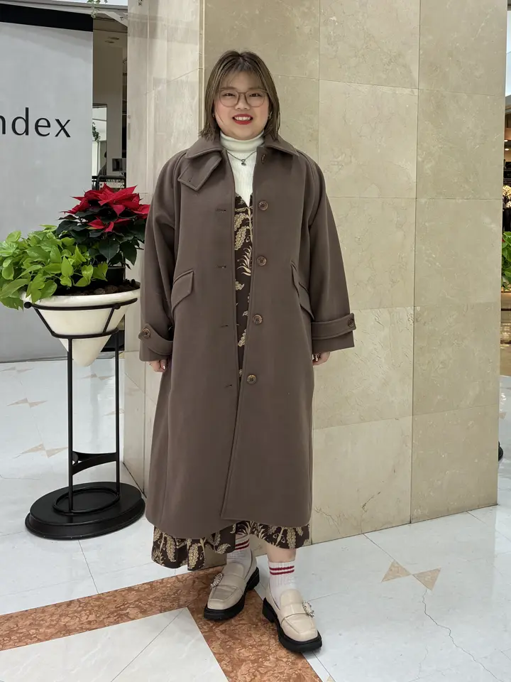 2WAYステンカラーロングコート/Green Parks（グリーン パークス）の