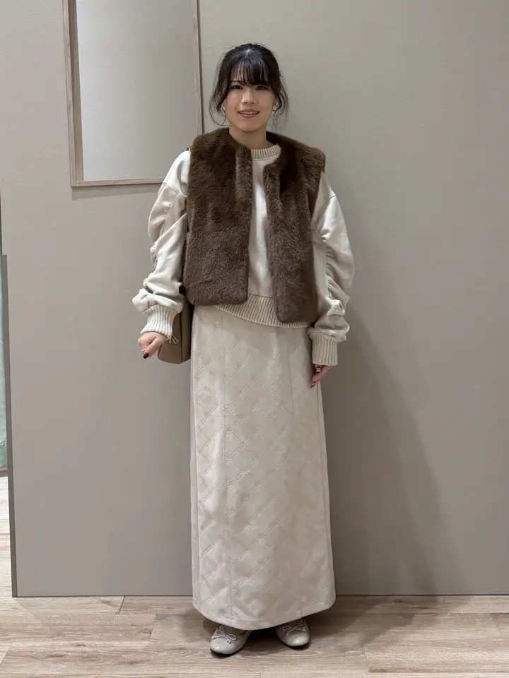 ELENCARE DUE フォックス調ファーベスト/Green Parks（グリーン
