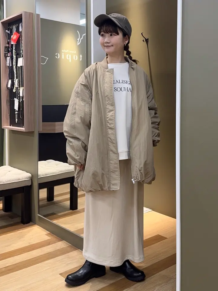 裏起毛ルーズサイズロゴプルオーバー/Green Parks（グリーン パークス