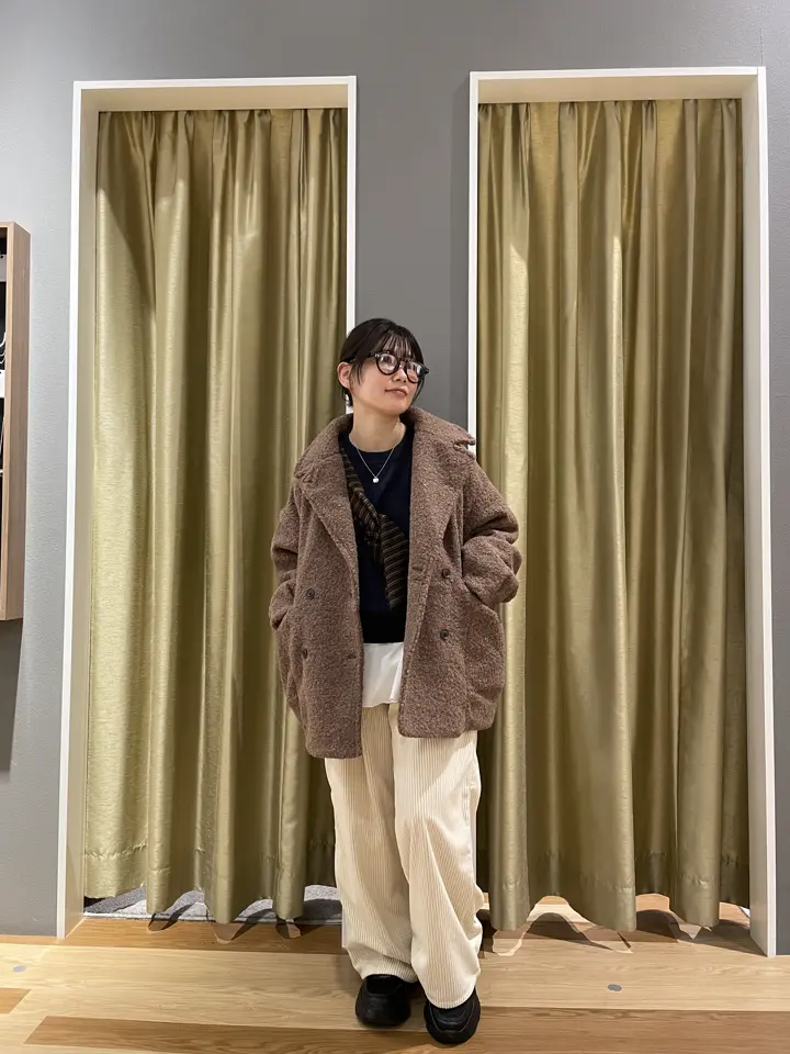 ソフトコットンスウェットライクニットトップス/AMERICAN HOLIC