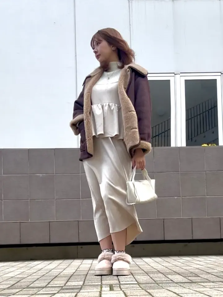 ルナパークページ swing by ボトルネックラメニット/Green Parks（グリーン パークス）の