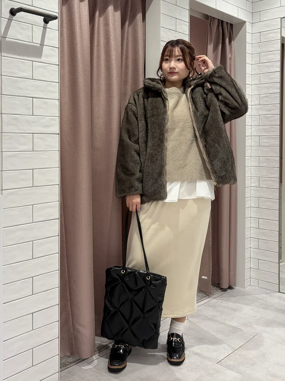 ミンクライクファーブルゾン/Green Parks（グリーン パークス）の