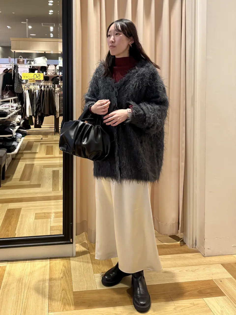 swing by ボトルネックラメニット/Green Parks（グリーン パークス）の