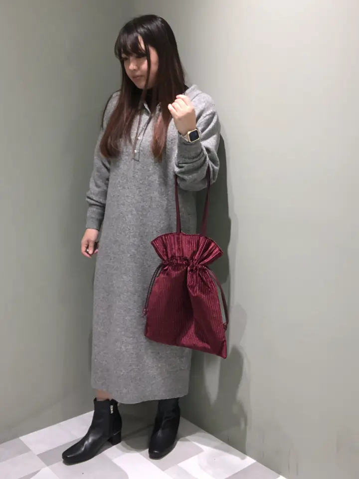 金釦ポロシャツニットワンピース/Green Parks（グリーン パークス）の