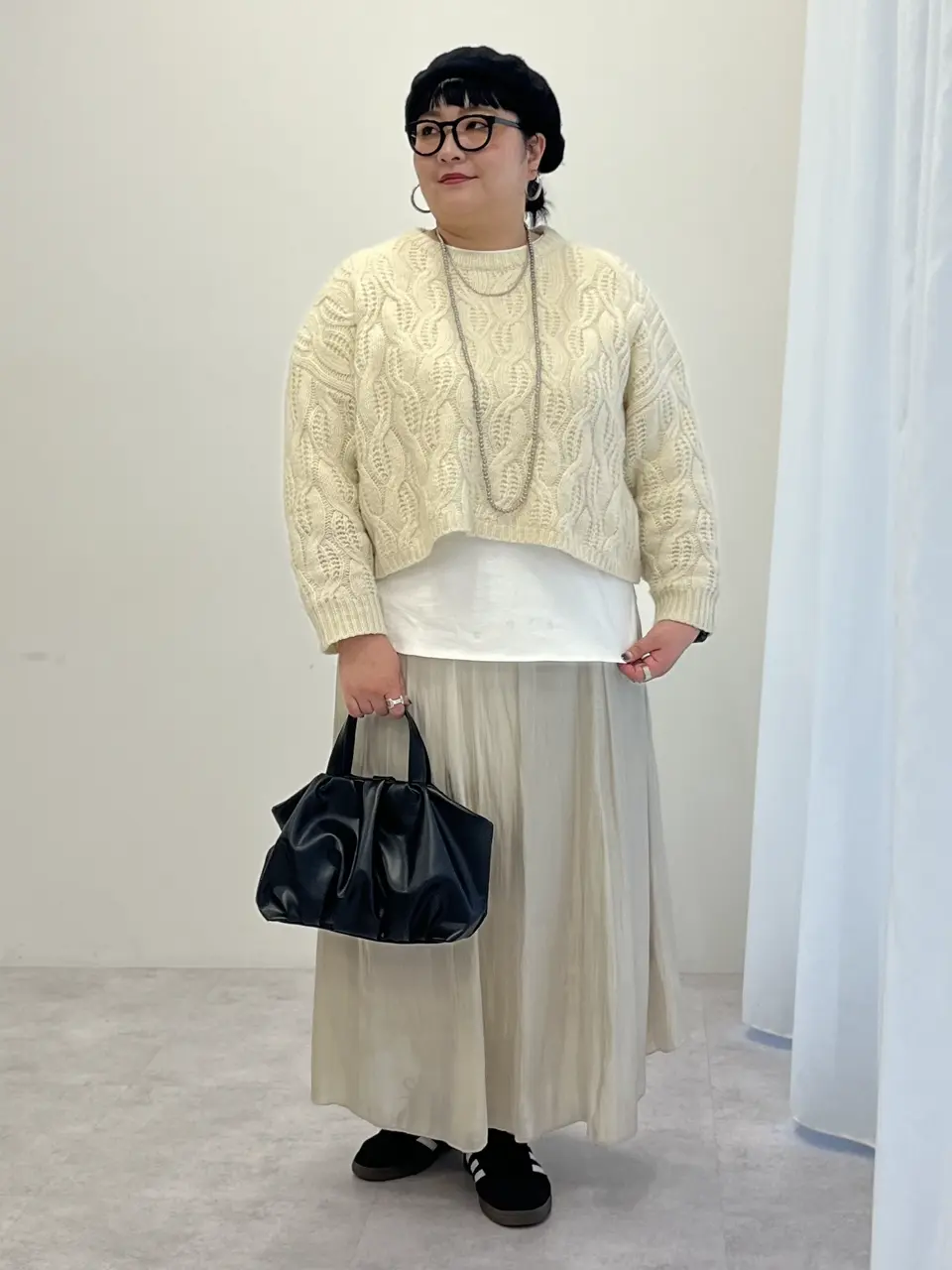 裾ラウンドホワイトインナー/Green Parks（グリーン パークス）の