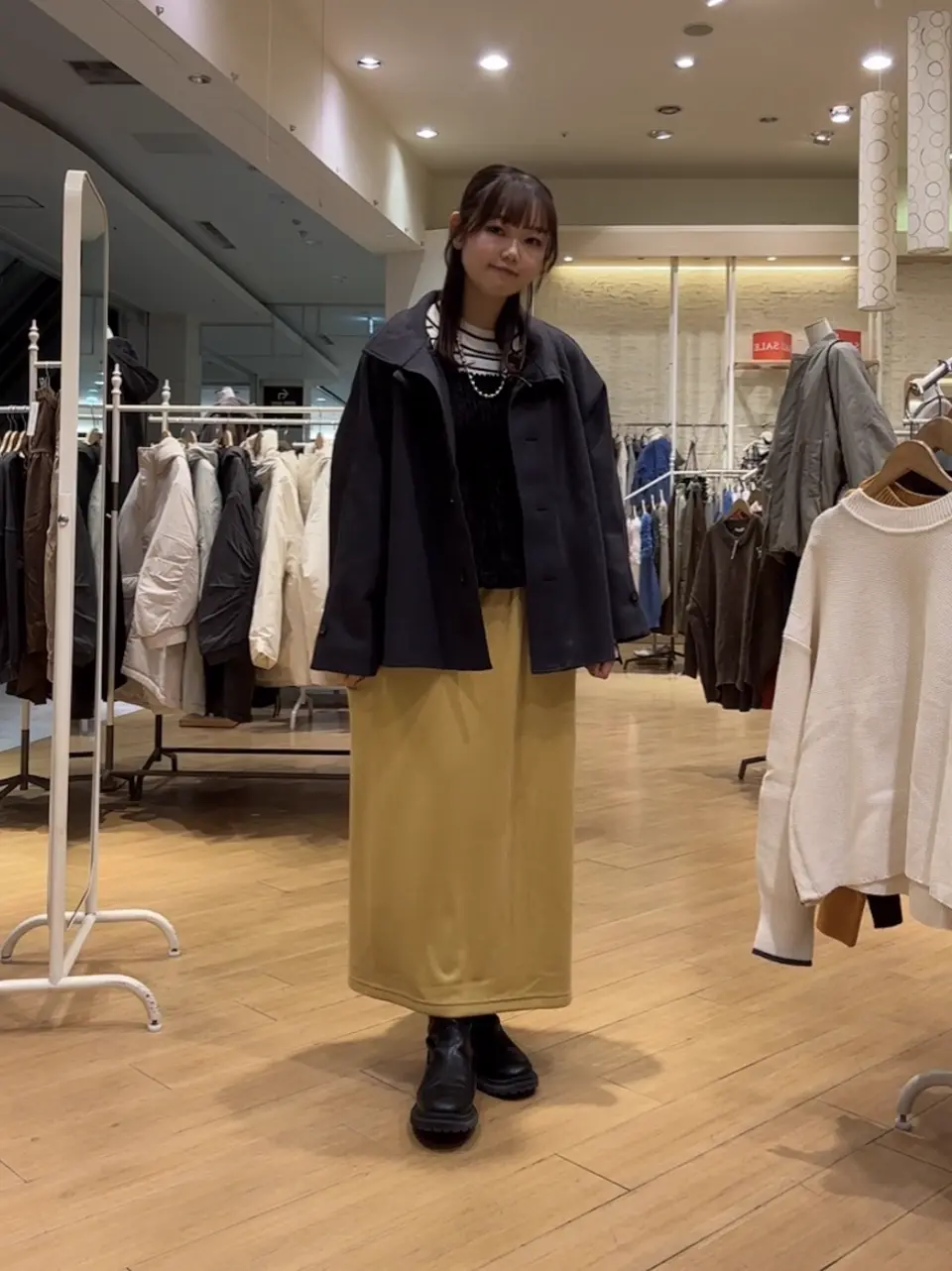 スタンドカラーメルトンショートコート/CRAFT STANDARD BOUTIQUE スタンドカラーメルトンショートコート/CRAFT STANDARD BOUTIQUE