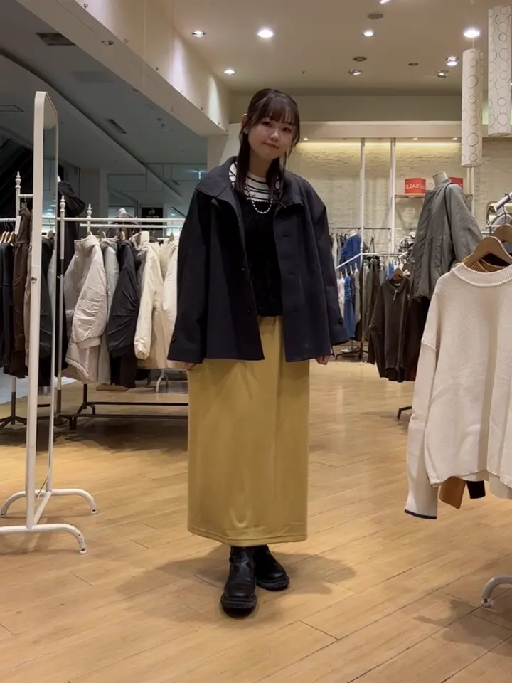 スタンドカラーメルトンショートコート/CRAFT STANDARD BOUTIQUE