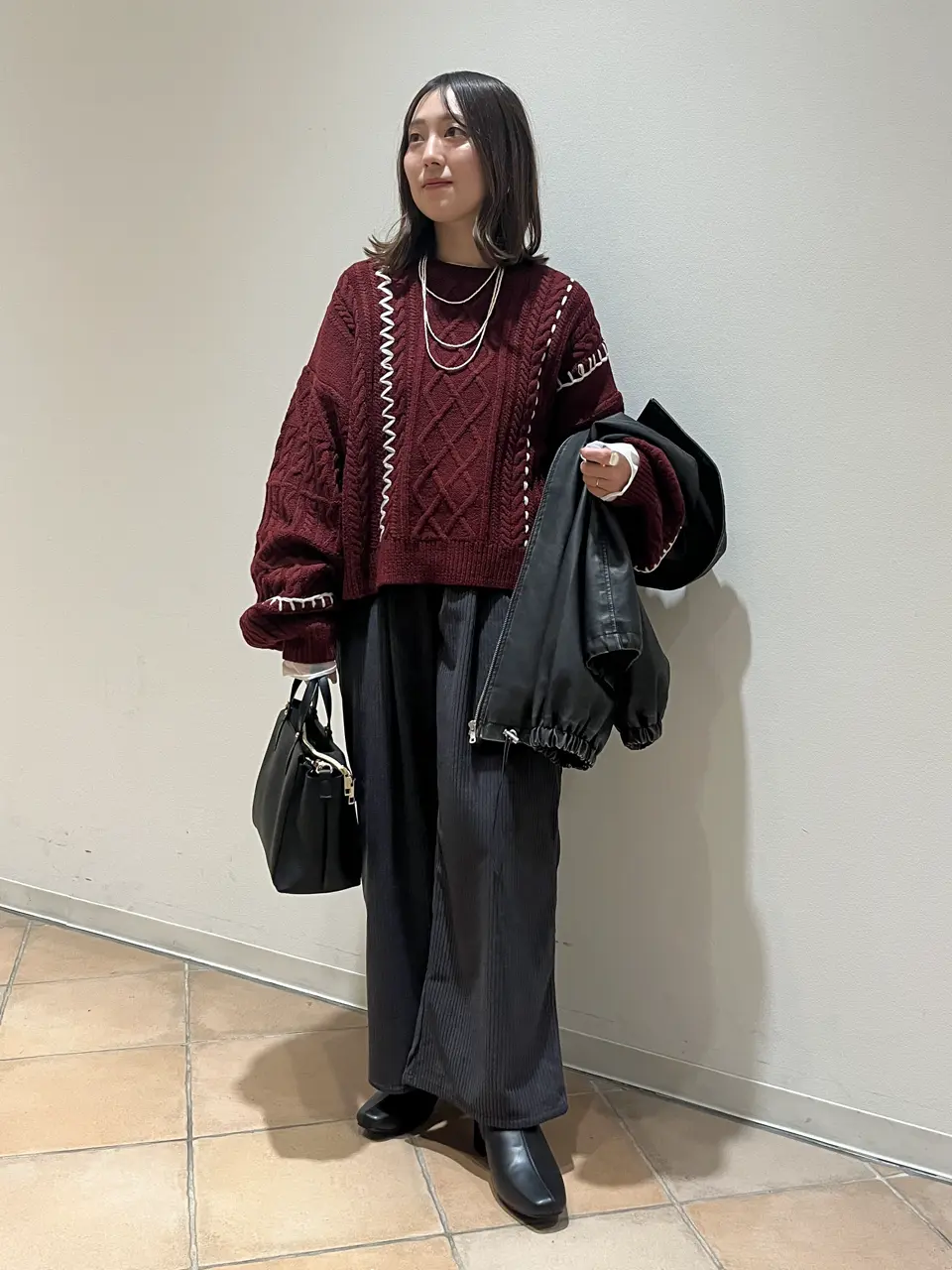 新品♡MACHATT♡ ケーブルハンドニット machatt ハンドケーブルニット - メルカリ