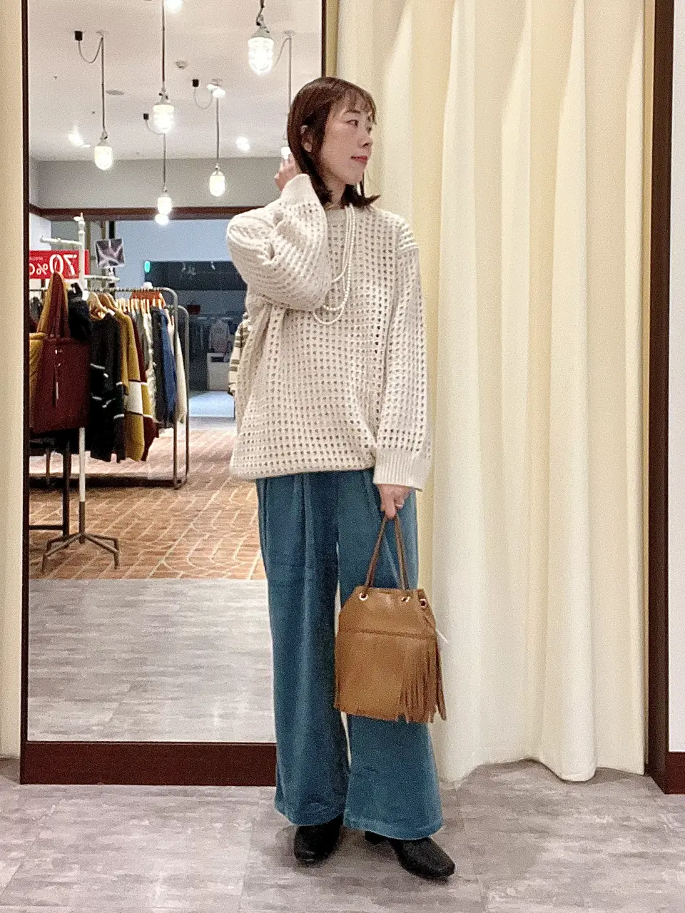 裾ラウンドホワイトインナー/Green Parks（グリーン パークス）の