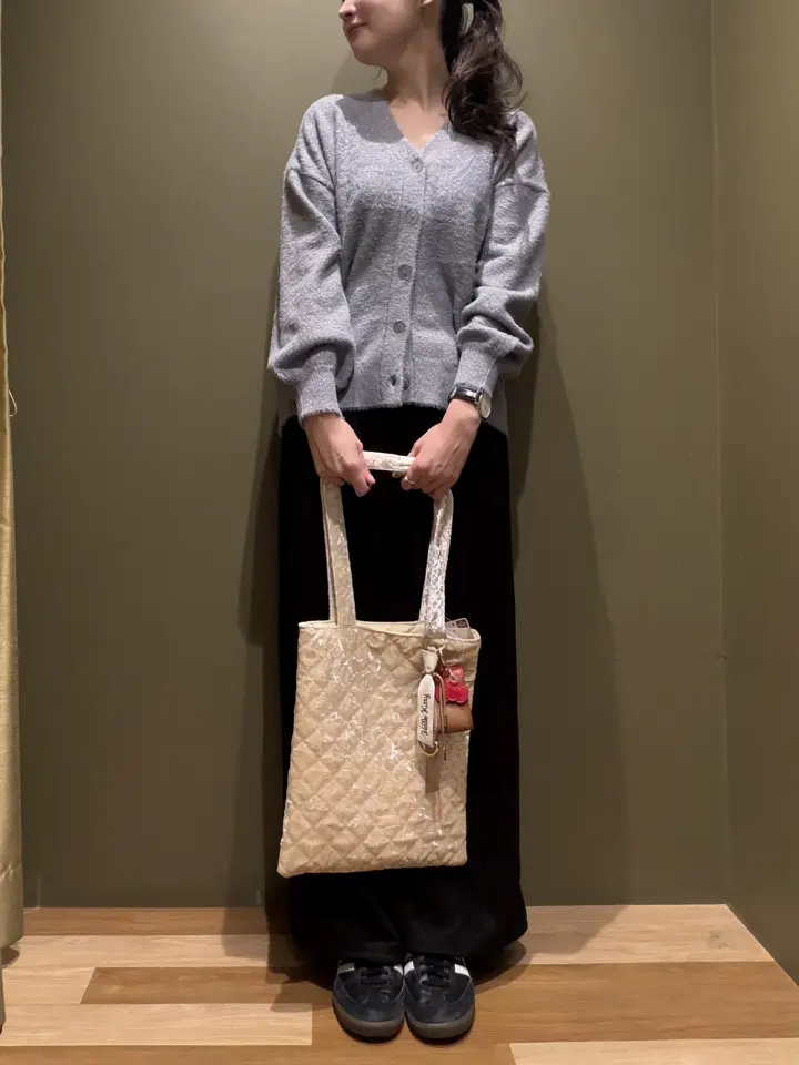 ジューシークチュール ベロアチャーム付きトートバッグ グランジ　Y2K 平成 チャーム付きベロアバック/Green Parks（グリーン パークス）のトート