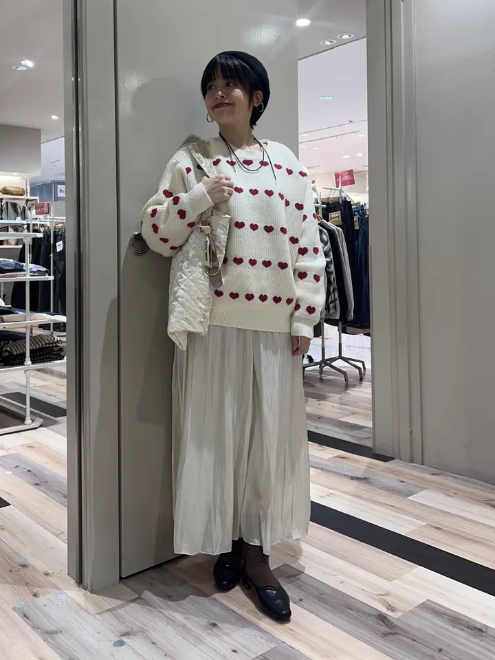 キラキラハチワレちゃん☆大きめころりんポーチ　ハートステッチキルト　リボン キルトポーチ/Green Parks（グリーン パークス）のポーチ