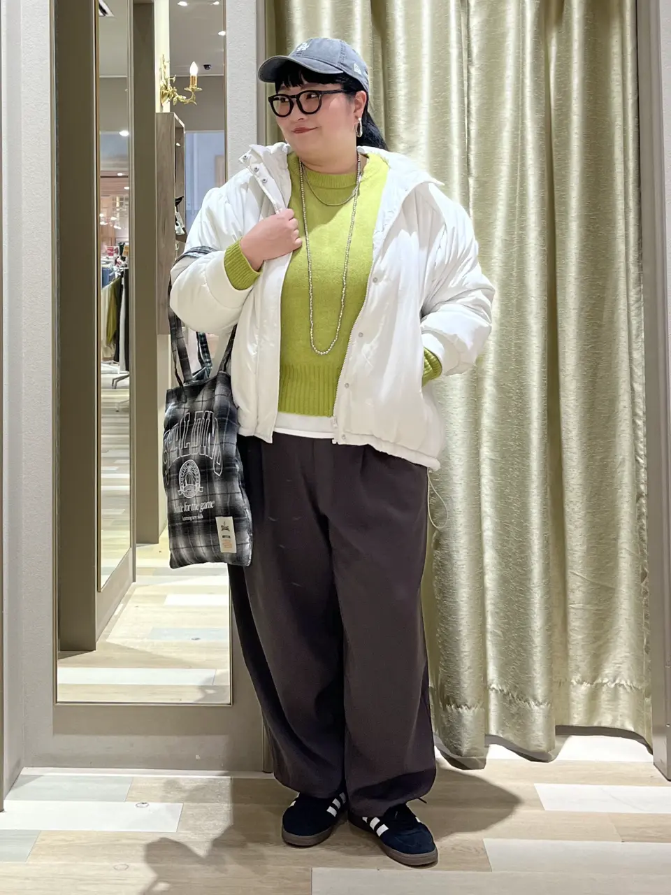 fuwaっと袖パフニットプルオーバー/Green Parks（グリーン パークス