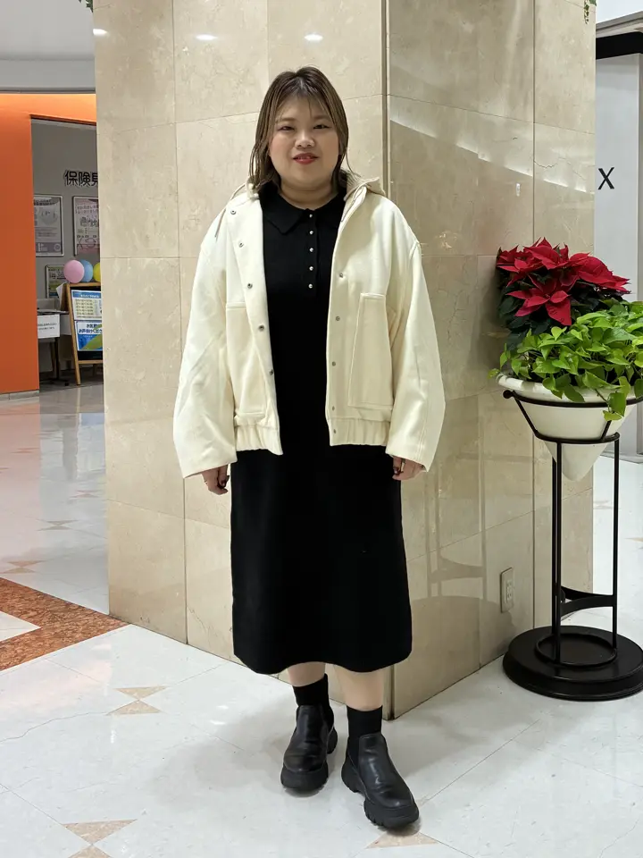 金釦ポロシャツニットワンピース/Green Parks（グリーン パークス）の