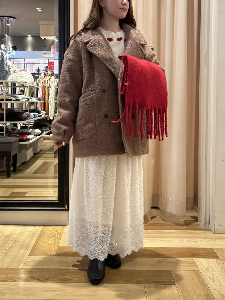 k♡ページ 160]襟付きダブルジップデザインニット(ニット・セーター) | a.v.v