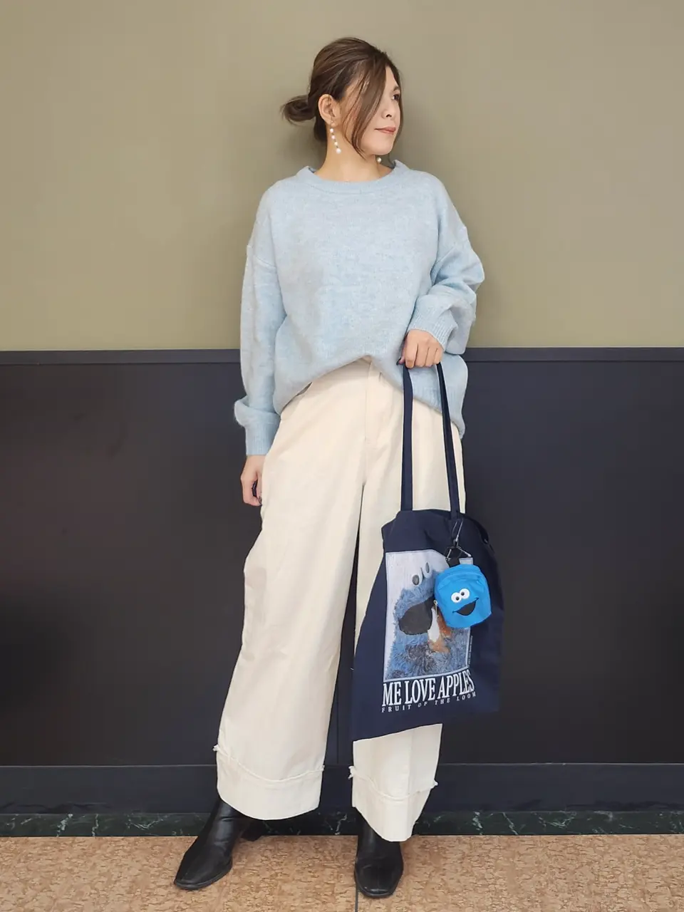 カーブデニムパンツ/CRAFT STANDARD BOUTIQUE（クラフトスタンダード