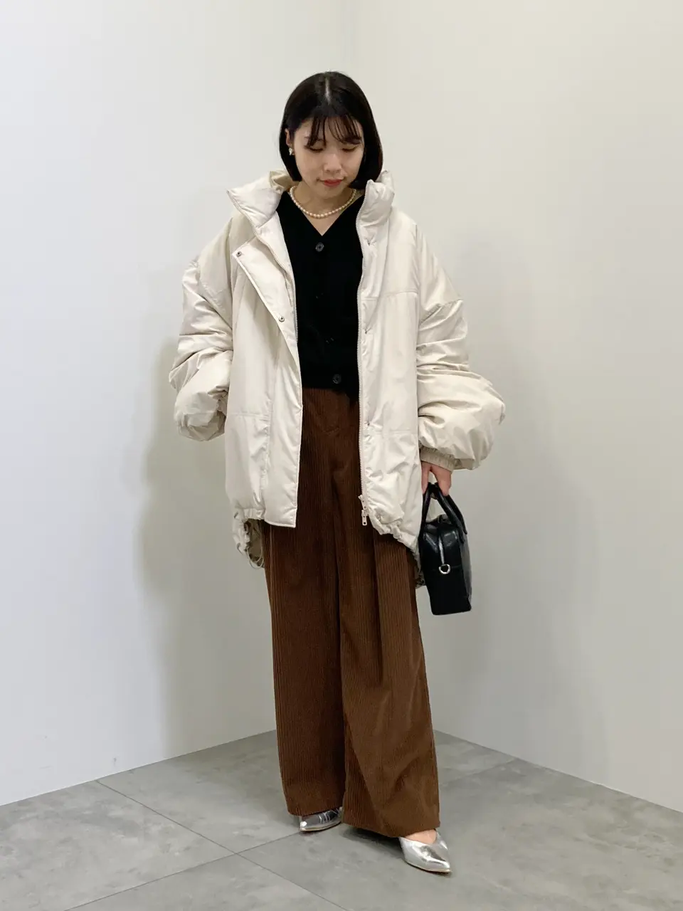 チュールドッキングVネックニットカーディガン/AnriettMusée（アン