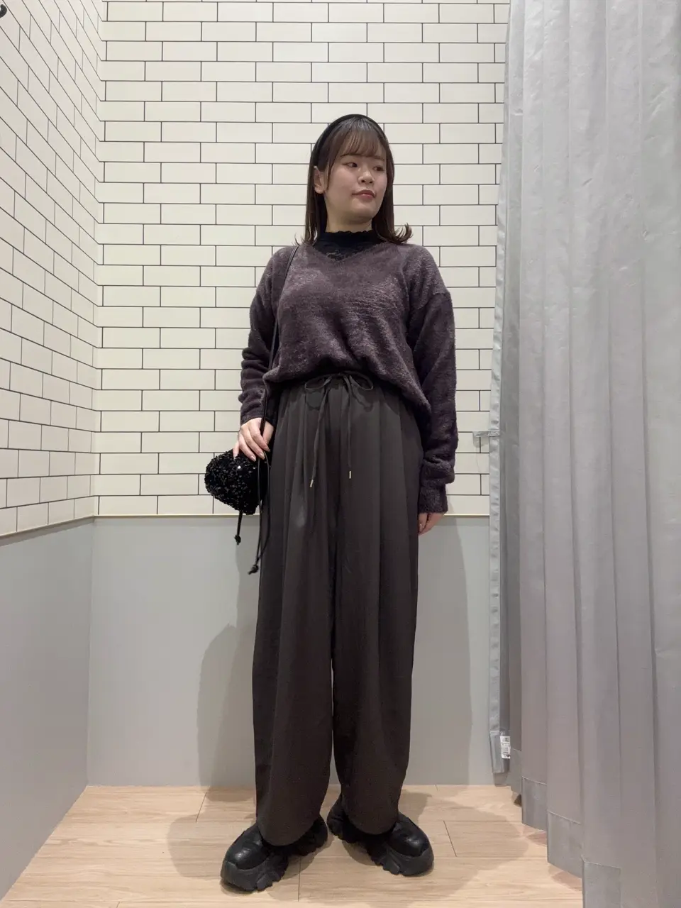 ≪USED≫Vネックフェアリーニットプルオーバー/AMERICAN HOLIC
