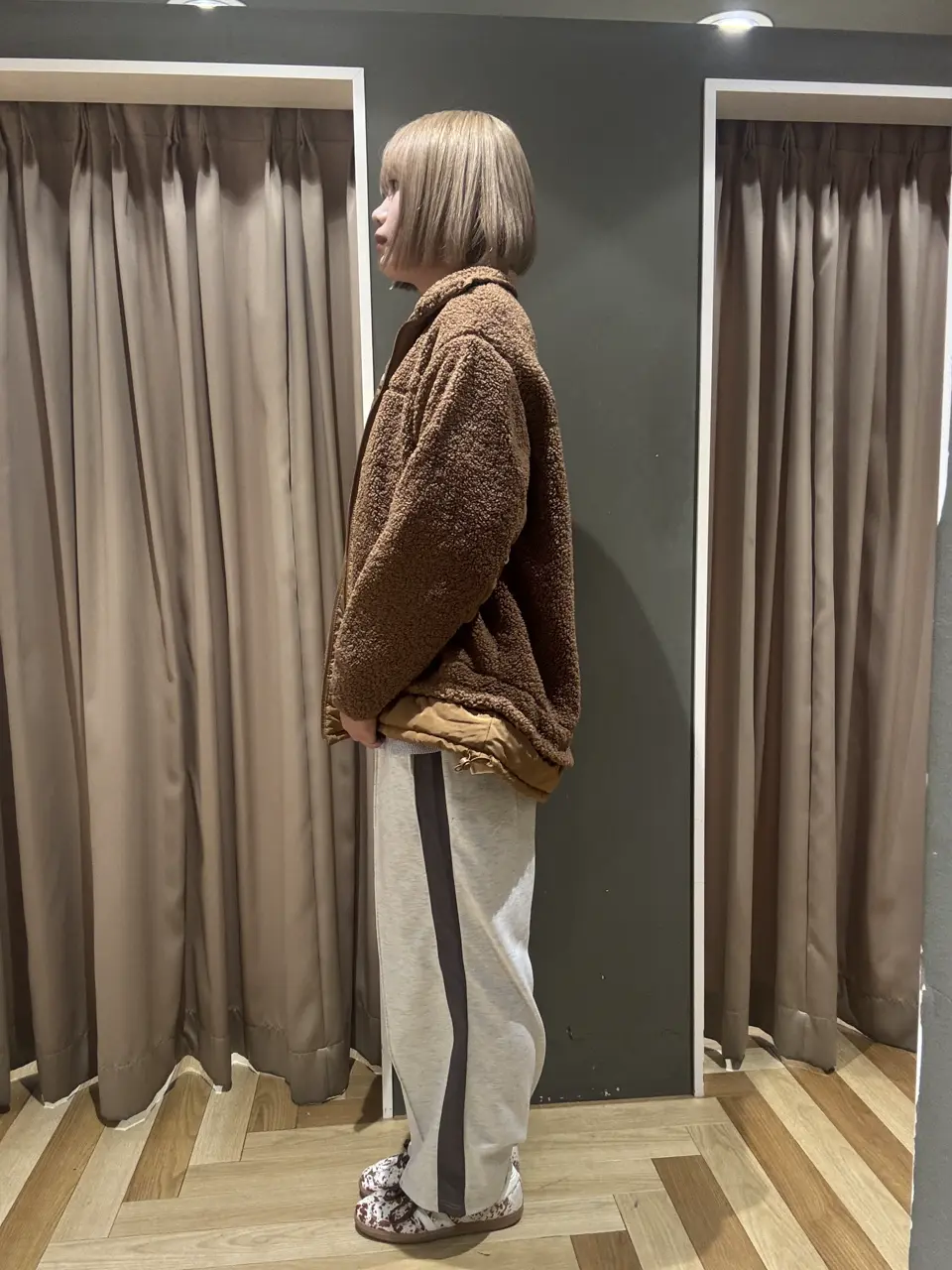 最終　BODE ダークブラウン レースアップ　フリース　ボア　BTS 12/22/2025のれいぴょんの投稿