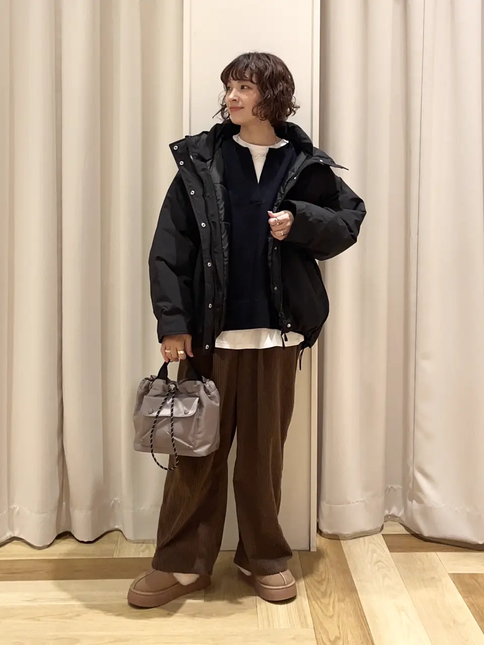 裾ラウンドホワイトインナー/Green Parks（グリーン パークス）の