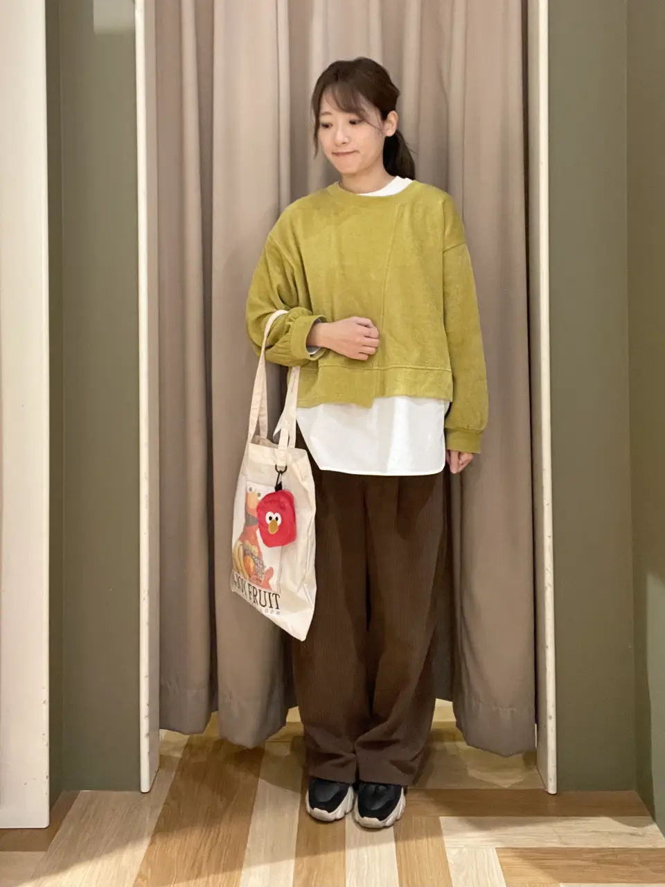 セサミストリートミーツオブザルーム バッグ/Green Parks（グリーン