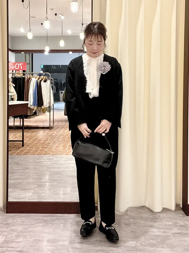 予約】洗えてストレッチ ノーカラージャケット/Green Parks（グリーン