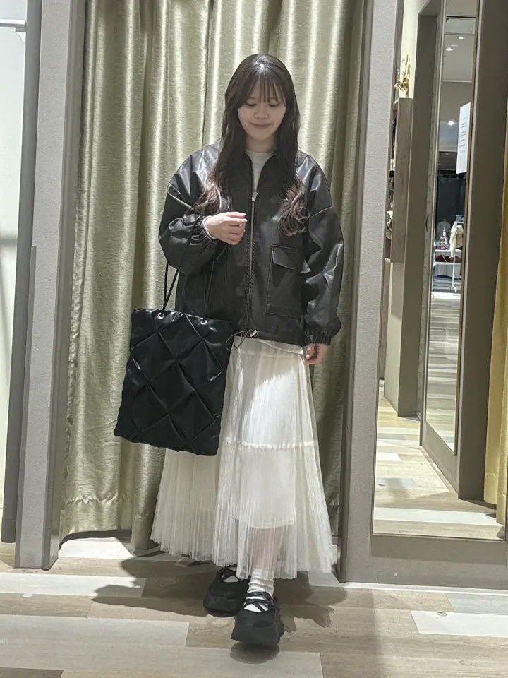 フェイクレザードロストブルゾン/Green Parks（グリーン パークス）の