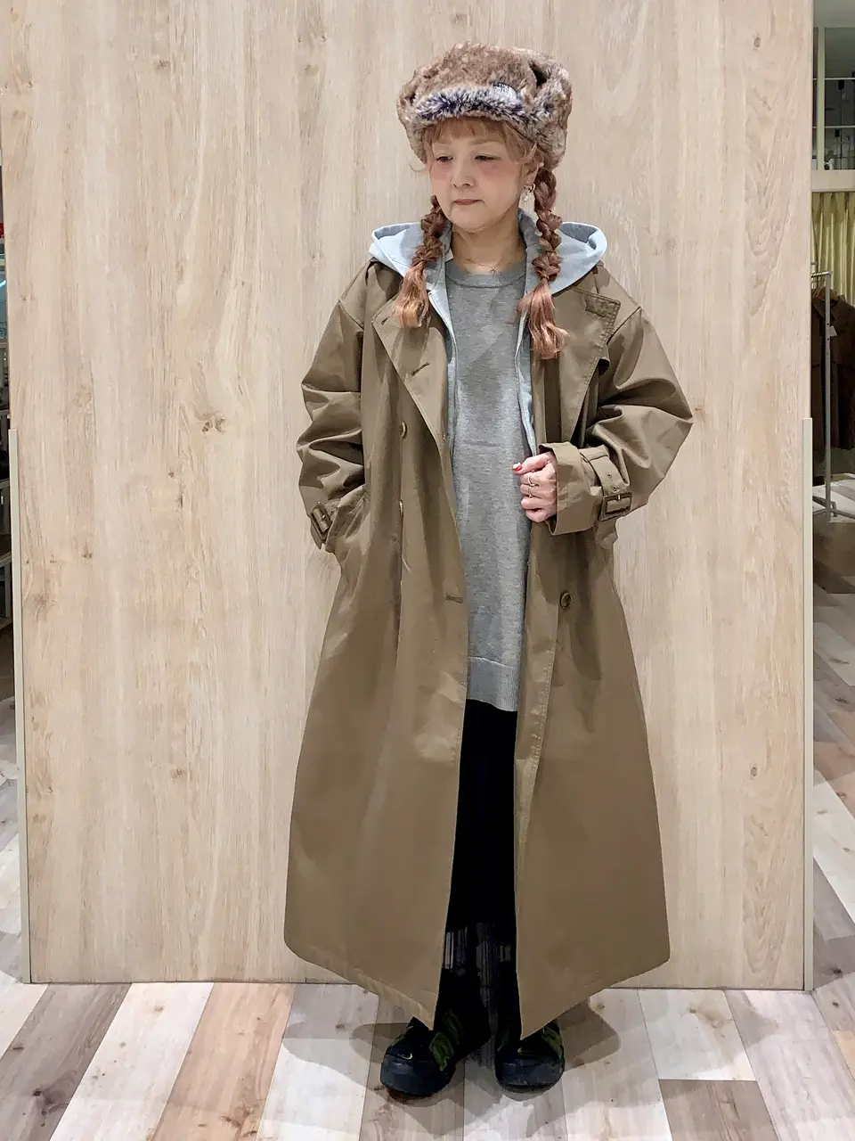 ≪USED≫2WAYフード取り外しトレンチコート/CRAFT STANDARD BOUTIQUE