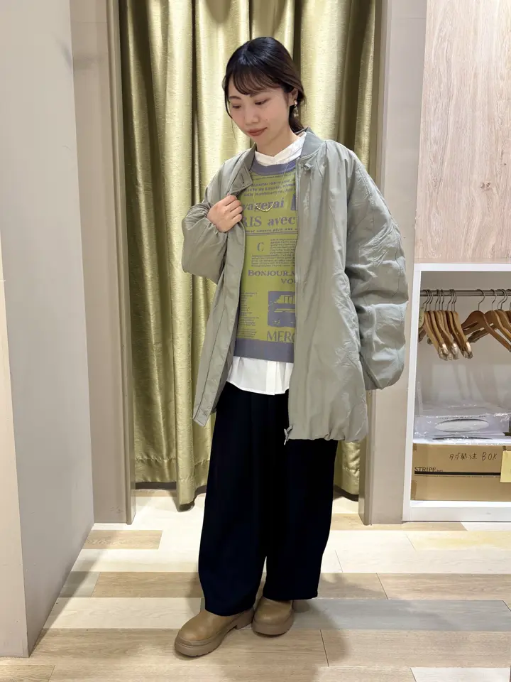 furry rate ジャカードニットプルオーバー/Green Parks（グリーン