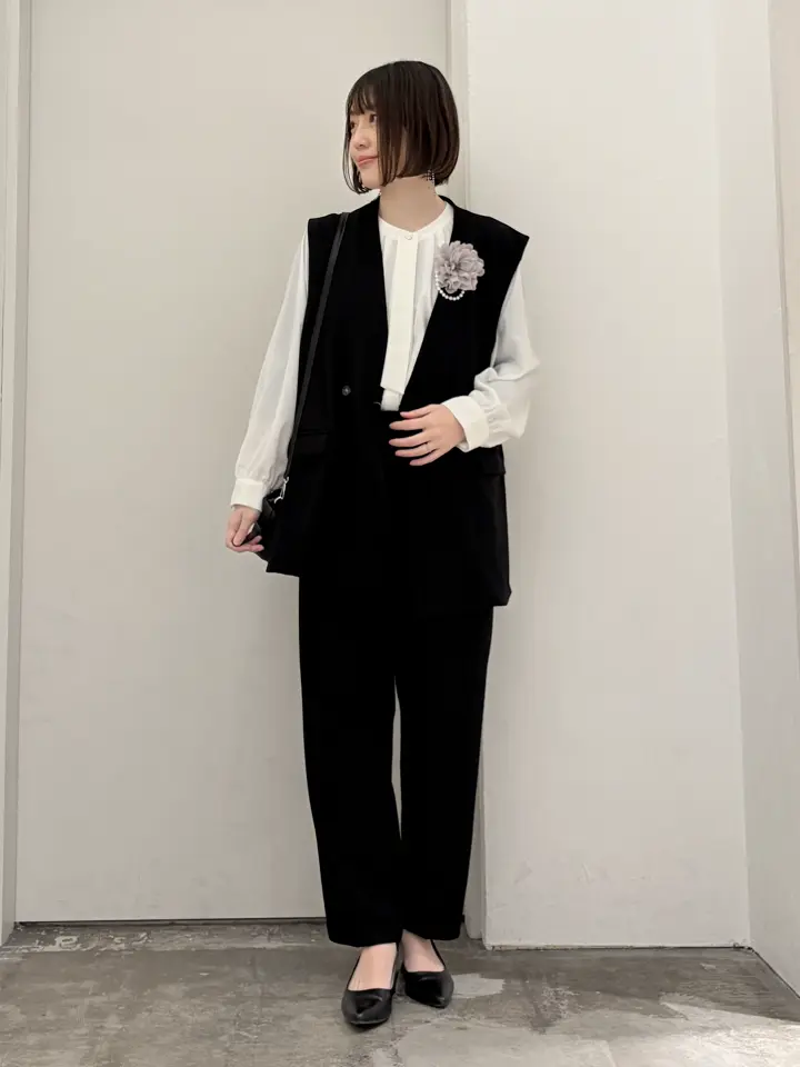 O.洗えてストレッチ ノーカラージャケット/Green Parks（グリーン