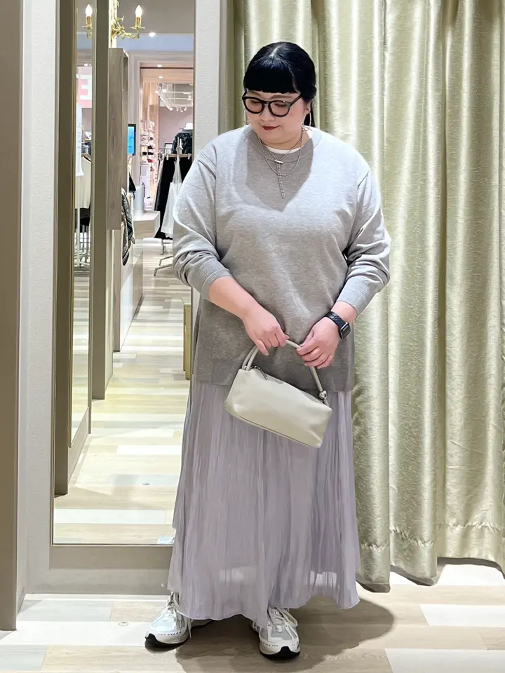 john_puff樣専用 もちやわサイドリブニットチュニック/Green Parks（グリーン パークス