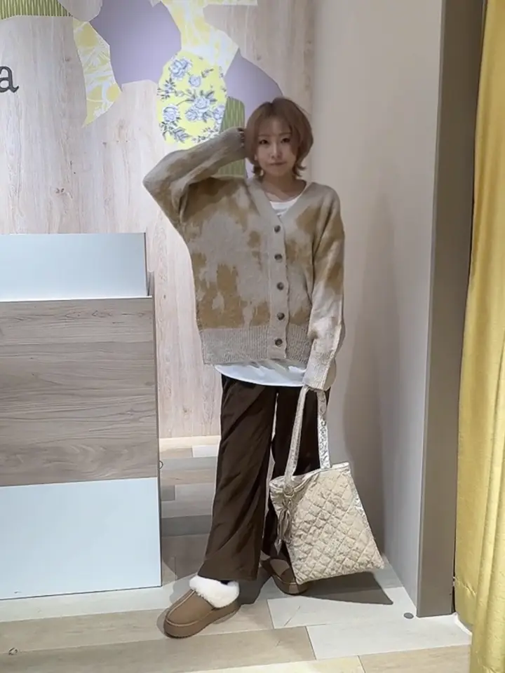 チャーム付きベロアバック/Green Parks（グリーン パークス）のトート