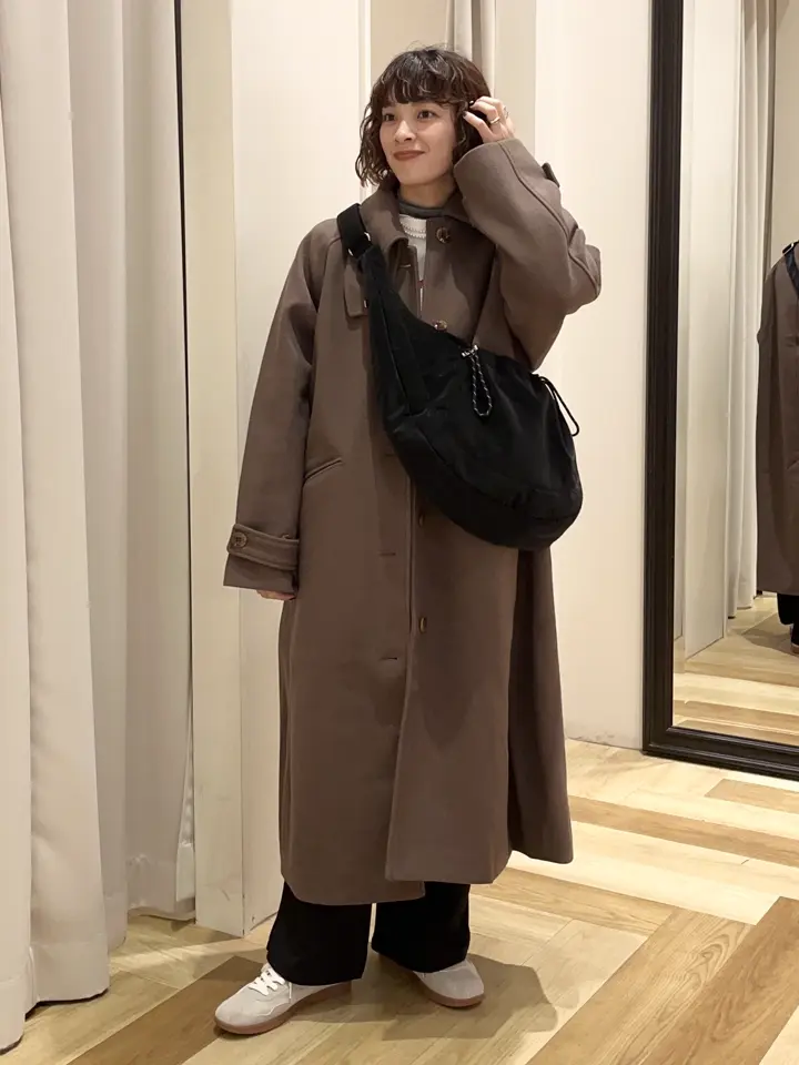 2WAYステンカラーロングコート/Green Parks（グリーン パークス）の