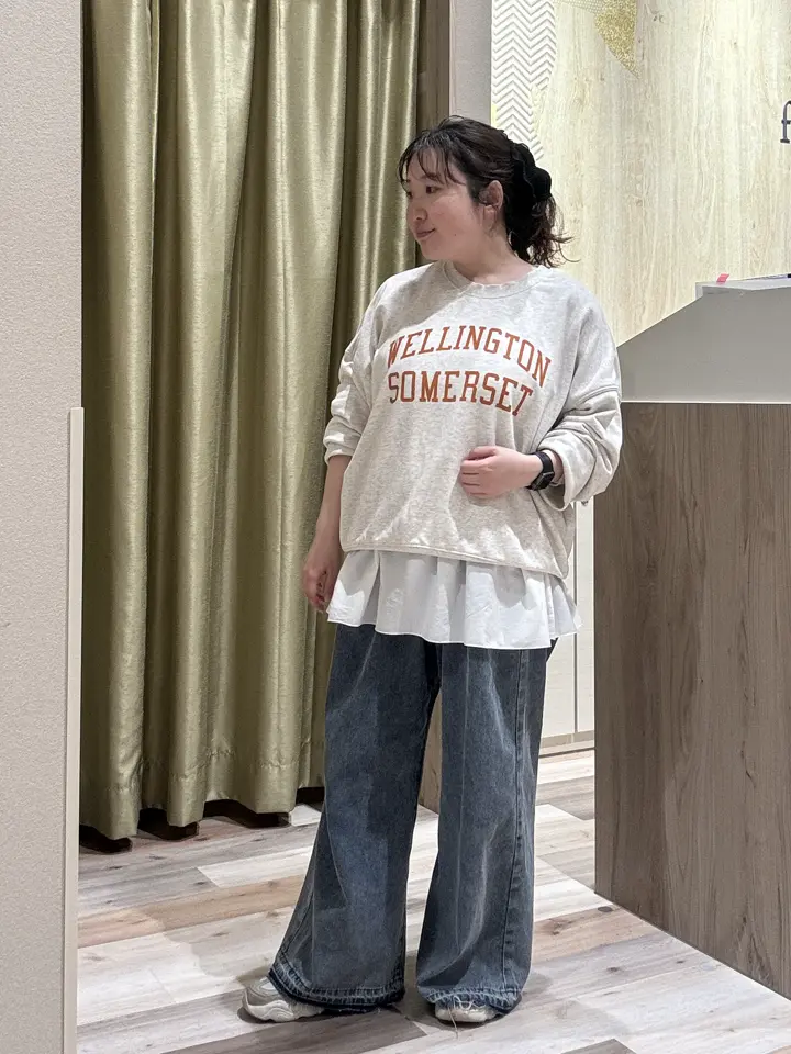 オーバーサイズロゴ裏毛プルオーバー/Green Parks（グリーン パークス