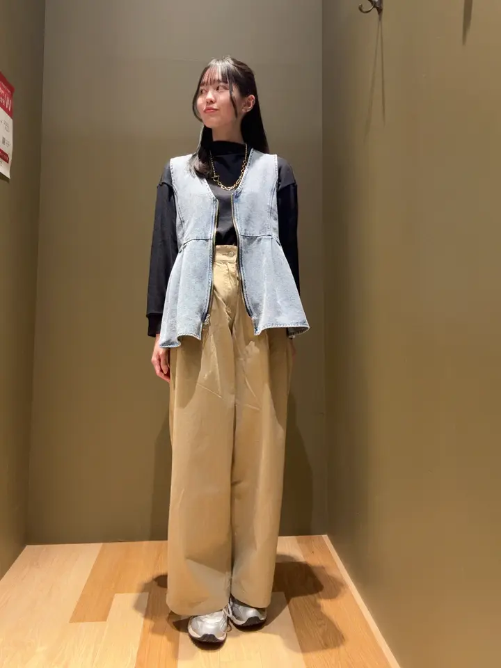 kan × BEAVER ビッグチノパンツ ベージュ M kan × BEAVER ビッグ