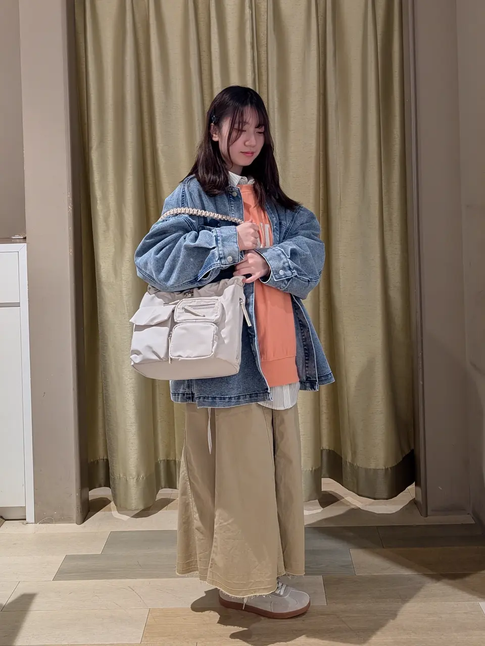 チノマーメイドスカート/Green Parks（グリーン パークス）のフレア