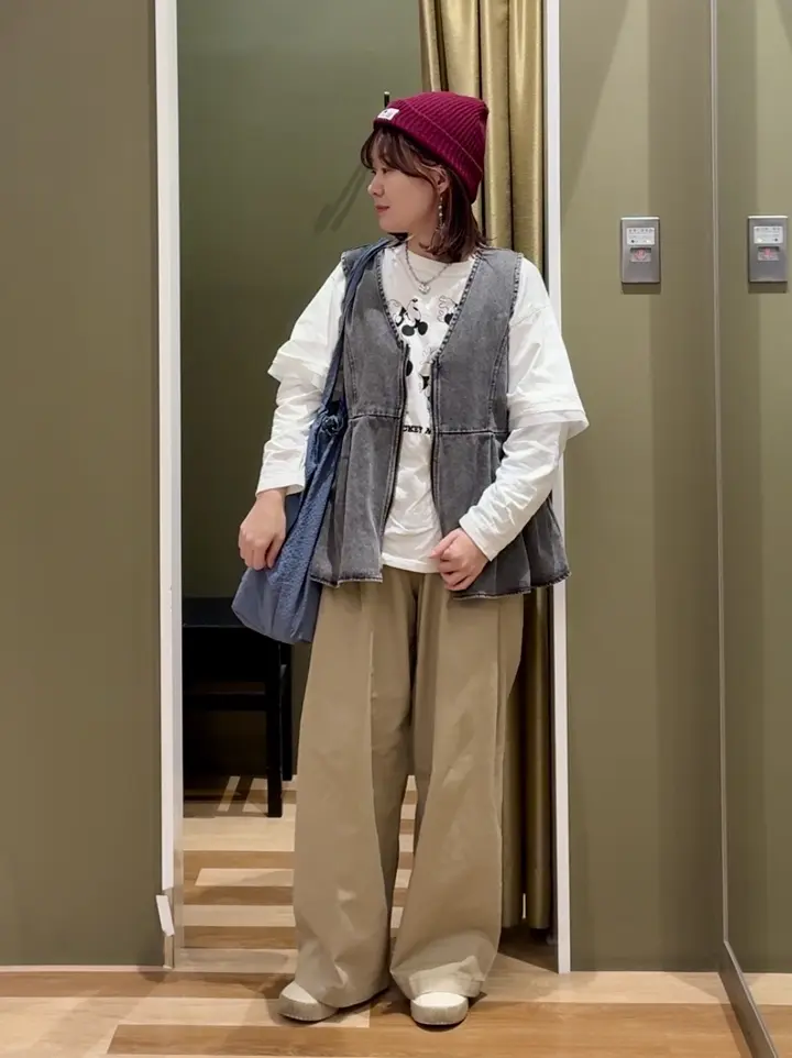 □フルーツオブザルーム シンプルニットワッチ/Green Parks（グリーン