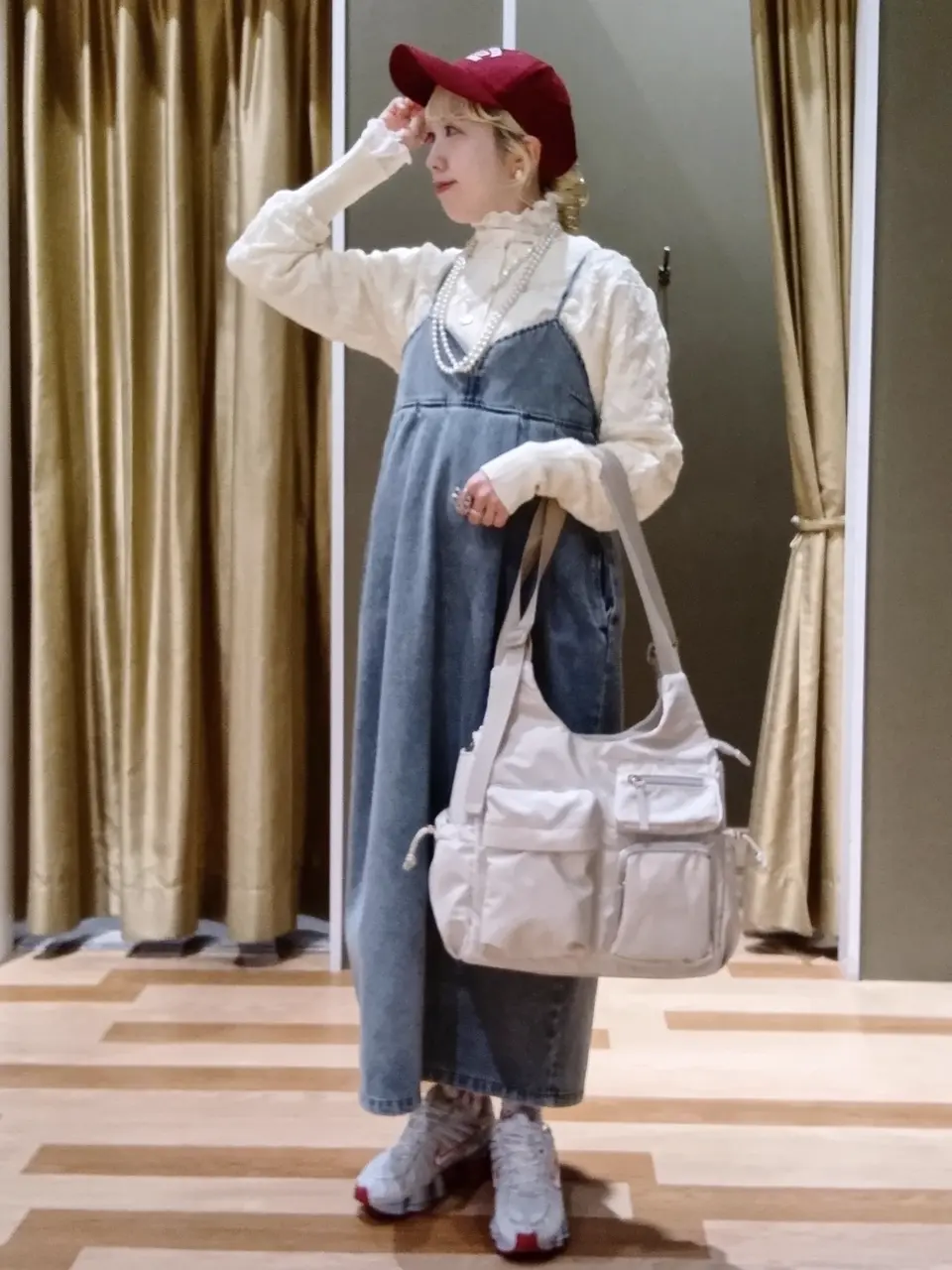 デニムキャミワンピース/Green Parks（グリーン パークス）のキャミ