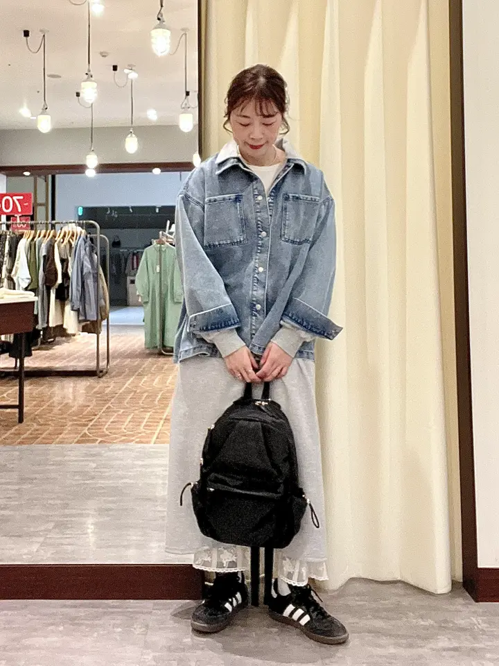 ポロ衿ハーフZIPカットワンピース/Green Parks（グリーン パークス）の