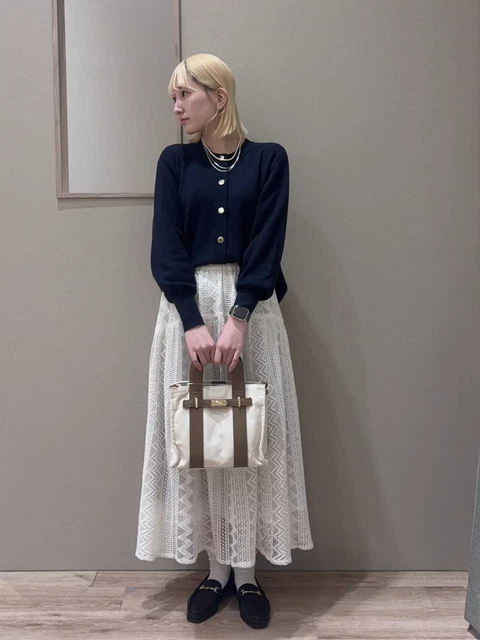 e-3さま専用☆美品☆希少☆コレクションライン トップス every walk.3WAYパールMIXネックレス/Green Parks（グリーン パークス