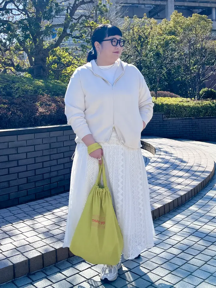 OTONAパーカー】ダブルZIP裾ドロストパーカー/Green Parks（グリーン