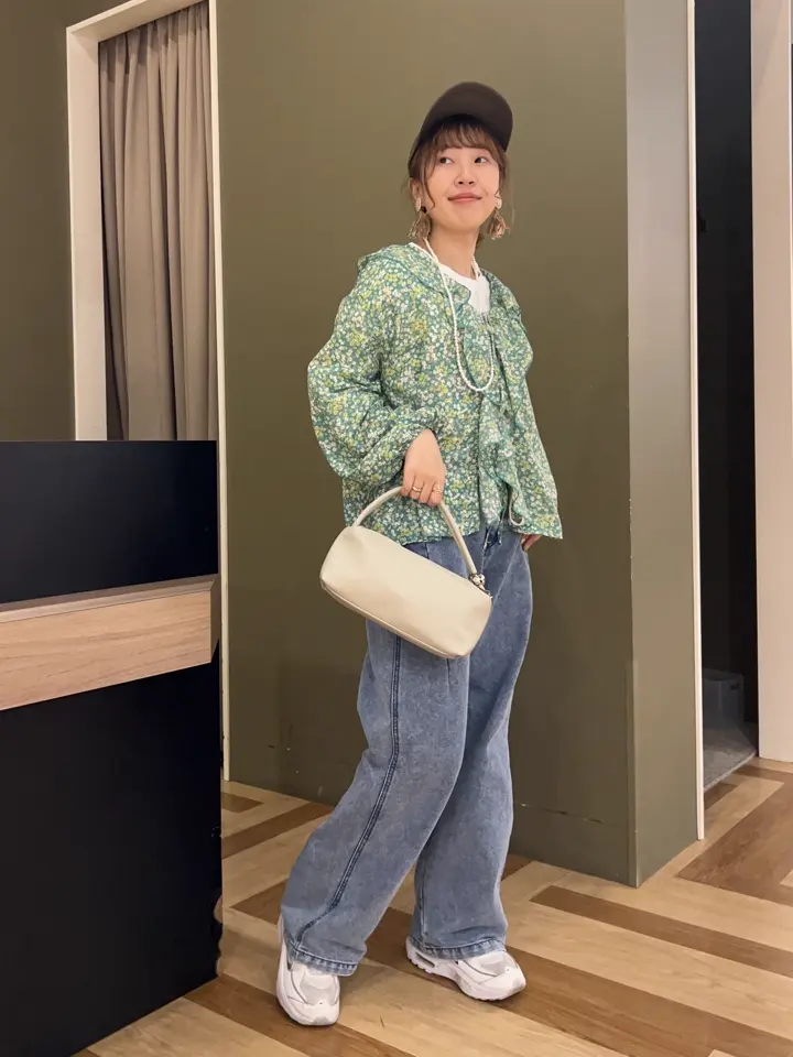 コクーンシルエットデニムパンツ/Green Parks（グリーン パークス）の