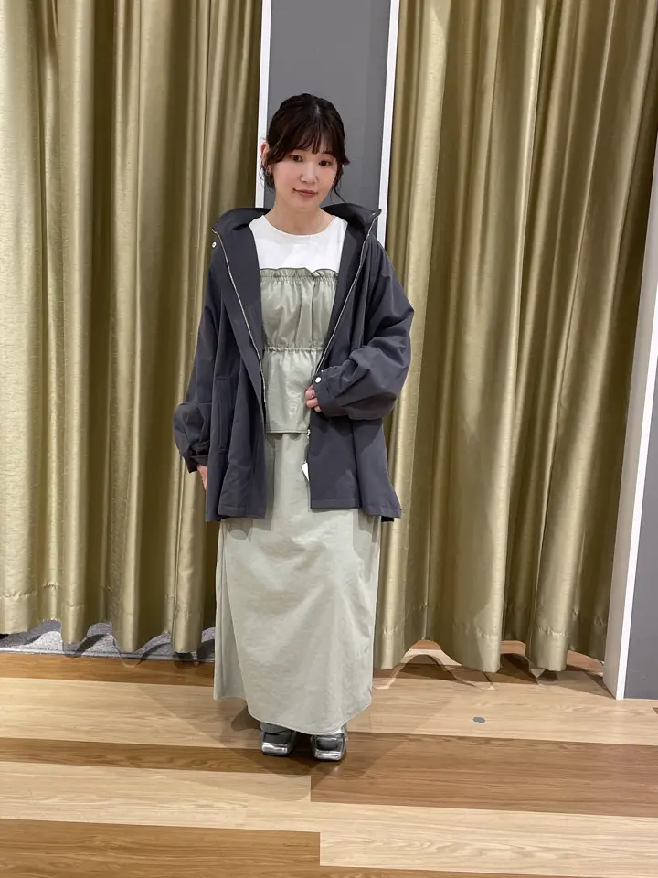 plage 製品染めAラインパーカー plage（プラージュ）の「LIGHT パーカー◇（ナイロンジャケット）」 - WEAR