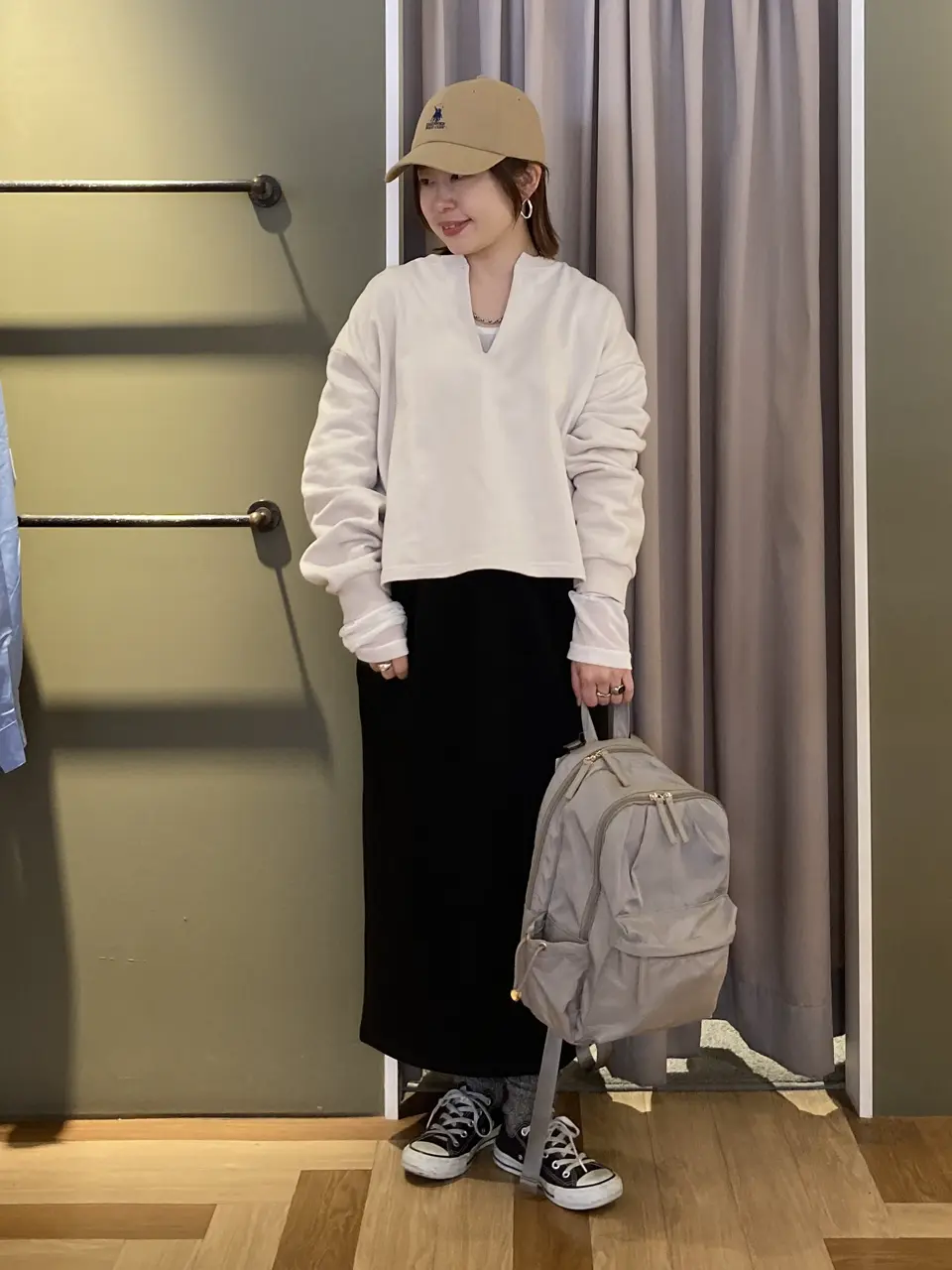 10ポケBag】収納アドバイザー監修2層リュック/Green Parks（グリーン