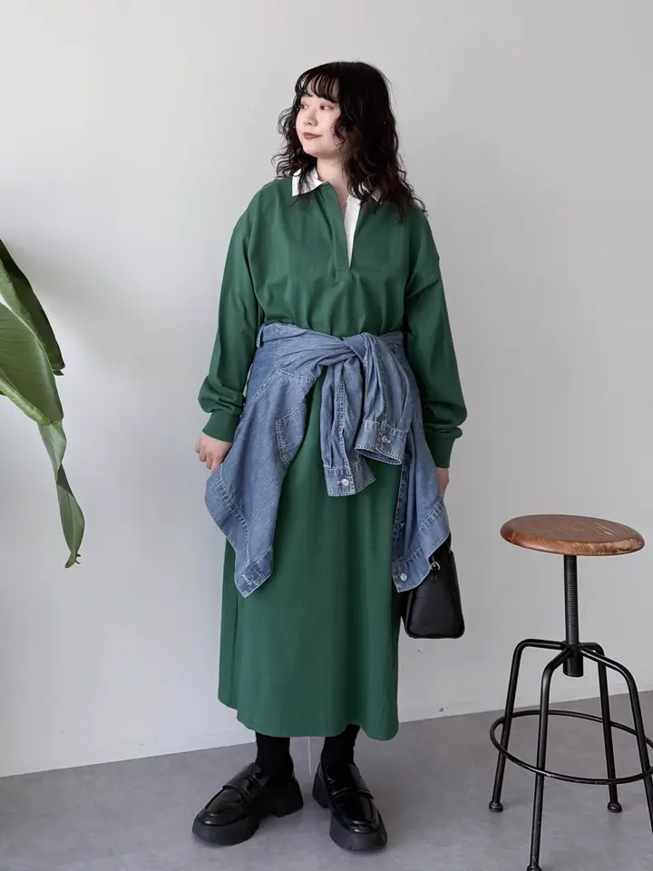 【激レア】ウェイステッド ユース ラガーシャツ サイズXL　 グリーン ラガーシャツワンピース/Green Parks（グリーン パークス）のその他