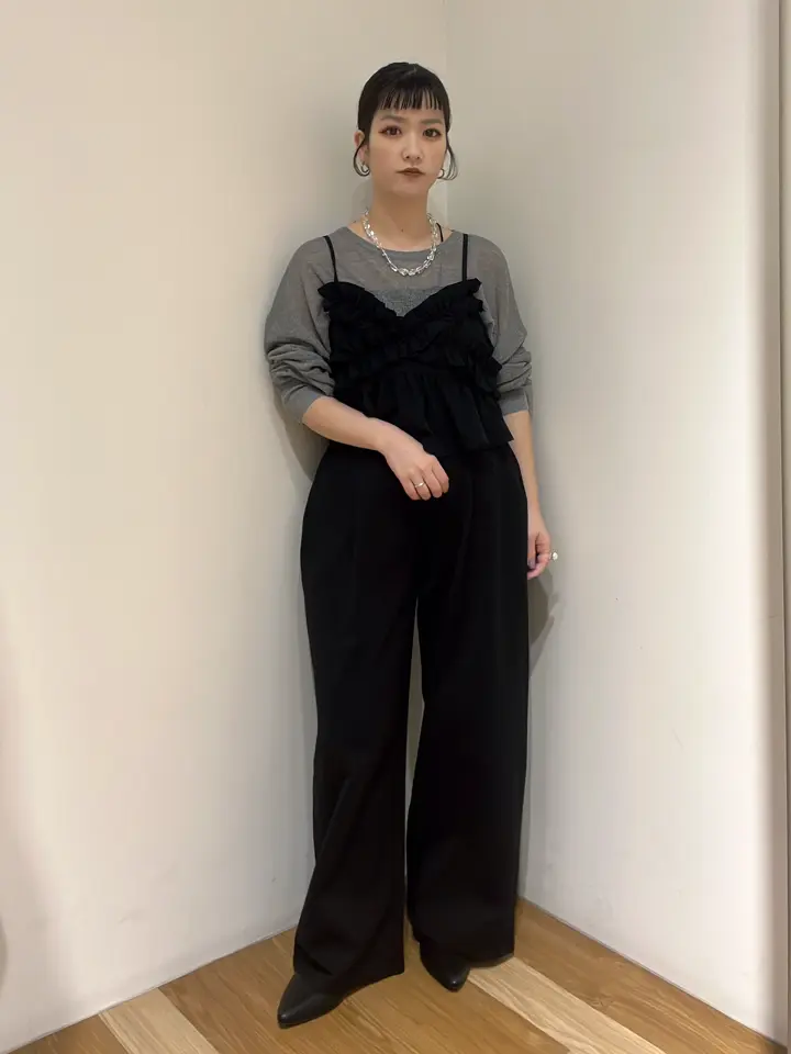 ≪USED≫SET2点フリルビスチェ＋シャツワンピース/Green Parks