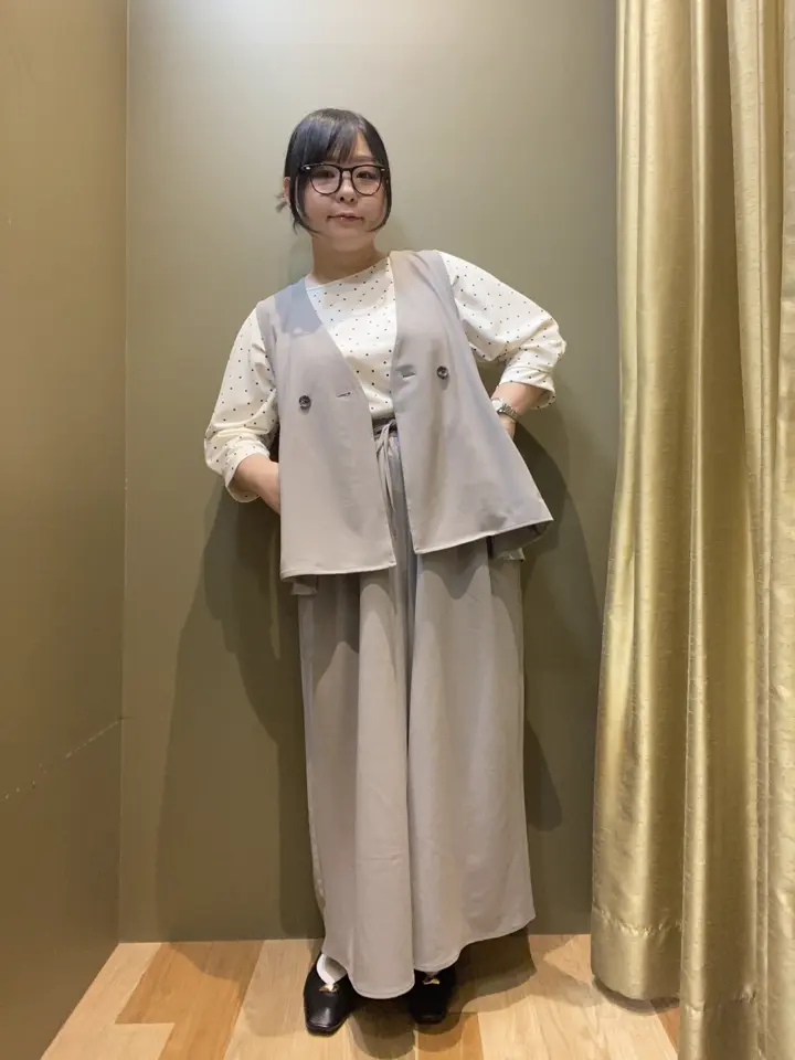 イージーケアワイドガウチョパンツ/Green Parks（グリーン パークス