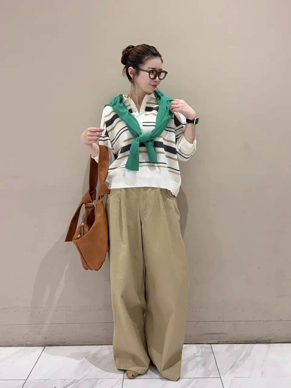 チノタックワイドパンツ/Green Parks（グリーン パークス）のワイド