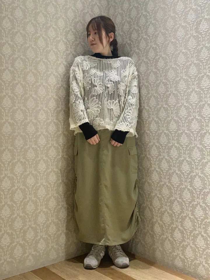レース刺繍プルオーバー/Green Parks（グリーン パークス）の